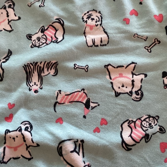 3X cuddle duds pajama top very soft with all different kinds of dogs - Picture 5 of 5